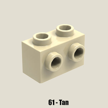 Brick Modified 1 x 2 with Studs on 1 Side - 100 Gram Pack #11211