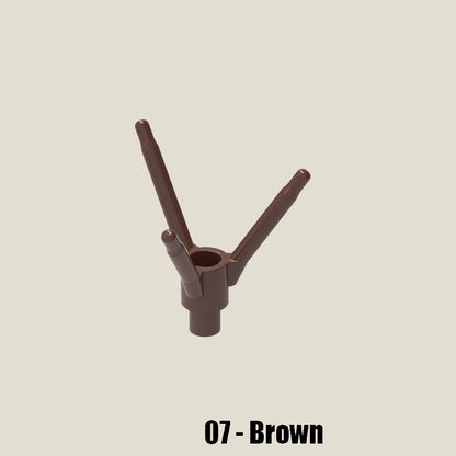 Plant Flower Stem with Bar Holder Bar and 3 Stems - 50 Gram Pack #24855
