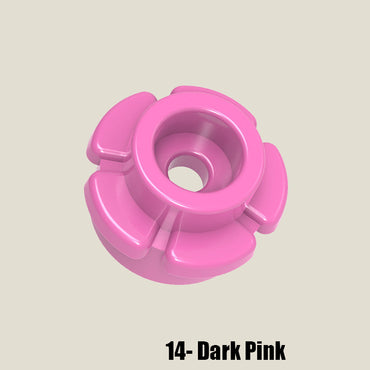 Plate Round 1 x 1 with Flower Edge (5 Petals) - 50 Gram Pack #24866