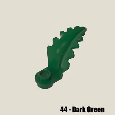 Plant Plate Round 1 x 1 Curved Upright Leaf 50 Gram Pack #2682