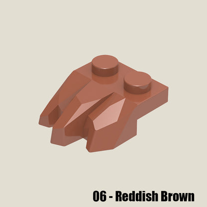Plate Modified 1 x 2 with 3 Claws Rock Fingers - 50 Gram Pack #27261