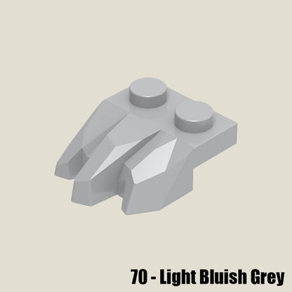 Plate Modified 1 x 2 with 3 Claws Rock Fingers - 50 Gram Pack #27261