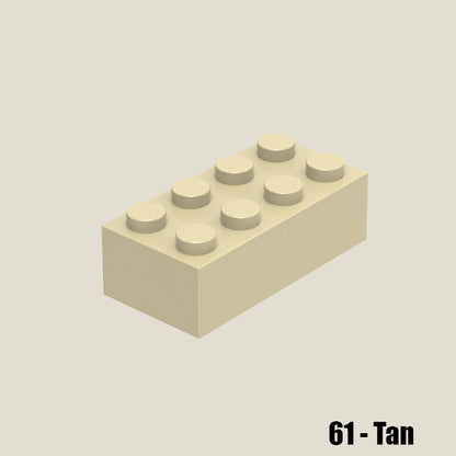 Brick 2 X 4 - 250 Gram Pack #3001
