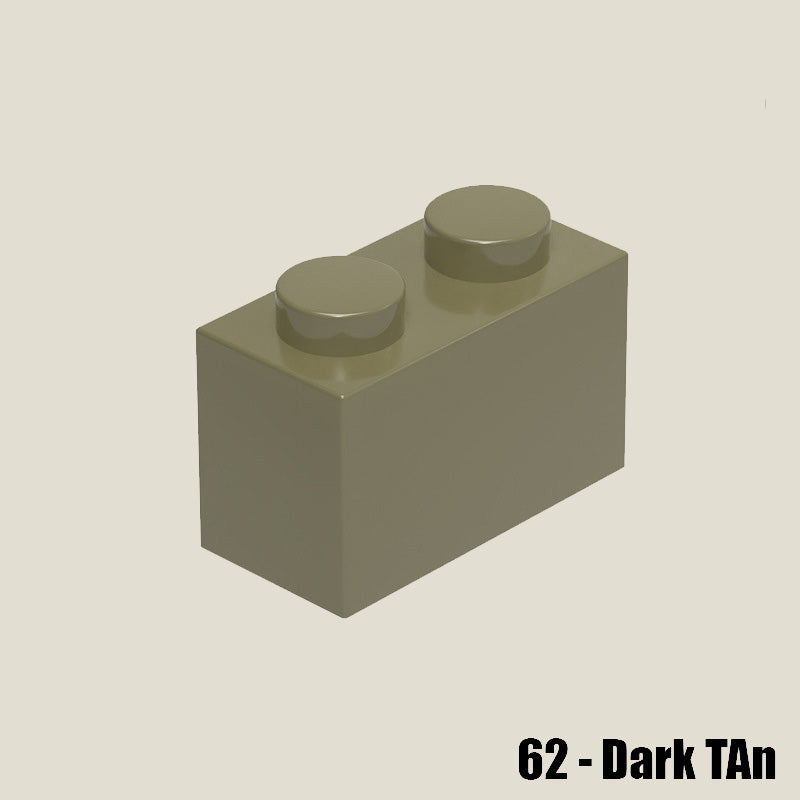 Brick 1 X 2 - 100 Gram Pack #3004