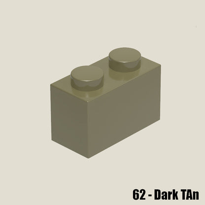 Brick 1 X 2 - 100 Gram Pack #3004