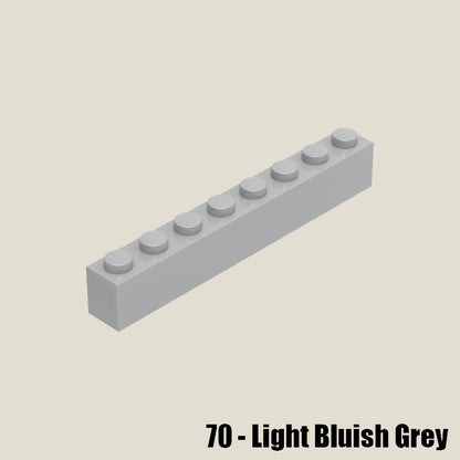 Brick 1 X 8 - 250 Gram Pack #3008