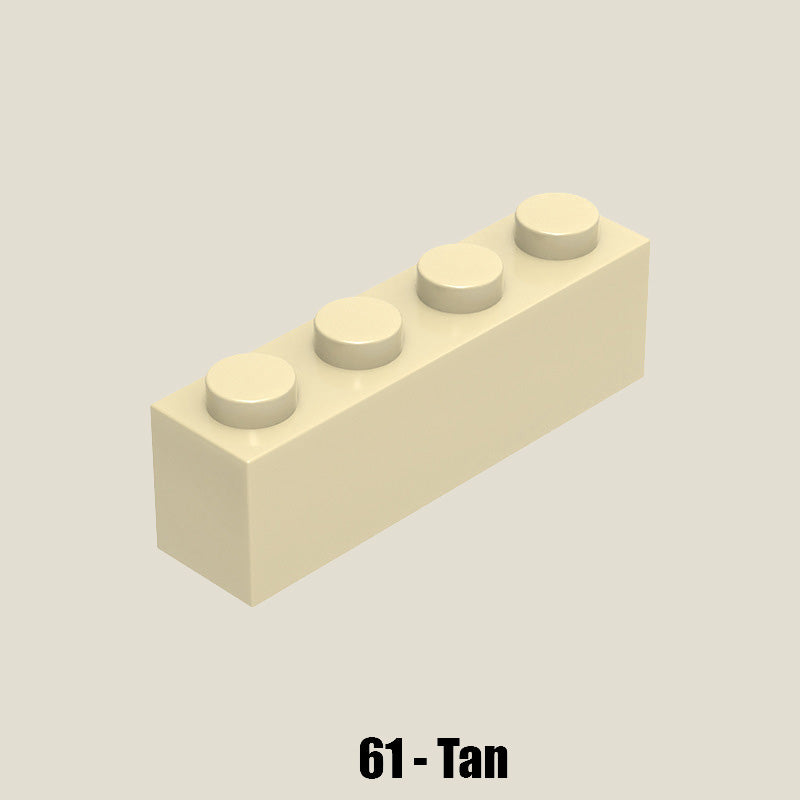 Brick 1 X 4 - 250 Gram Pack #3010