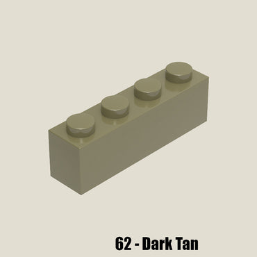 Brick 1 X 4 - 250 Gram Pack #3010