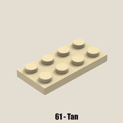 Plate 2 X 4 - 100 Gram Pack #3020