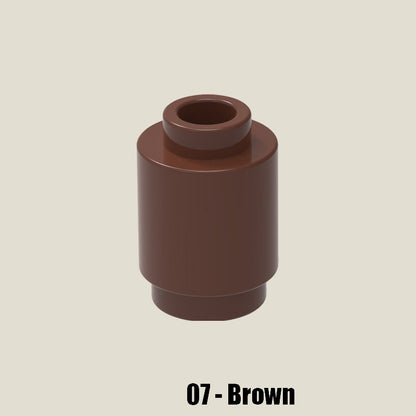 Brick Round 1 x 1 - 50 Gram Pack #3062