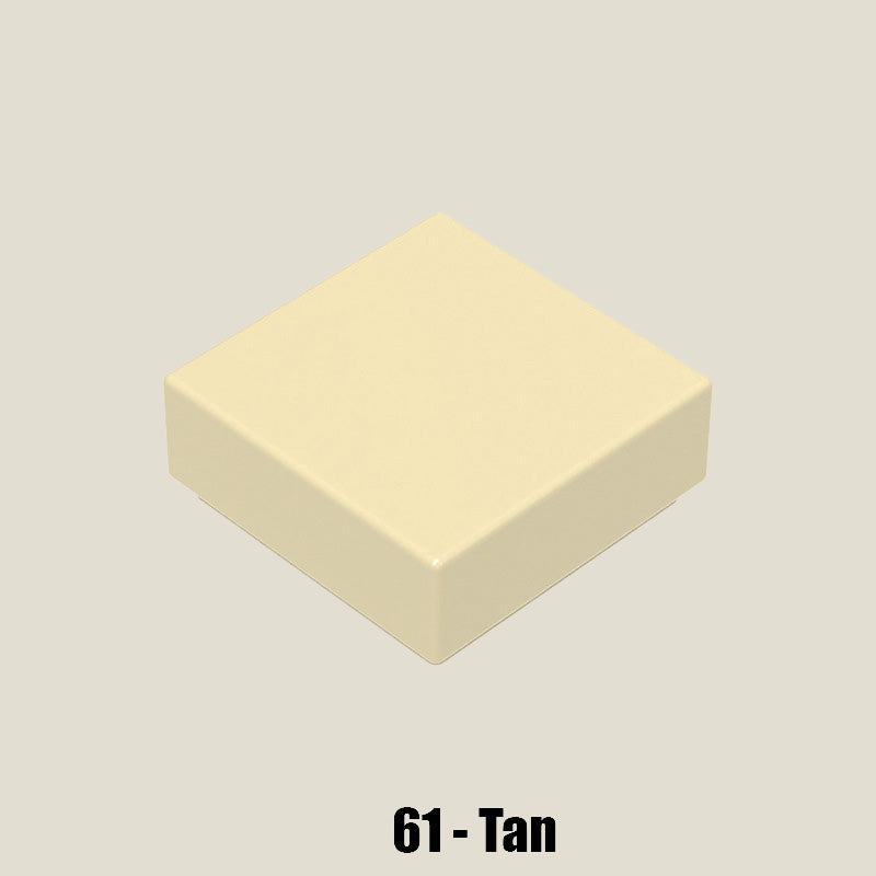 Tile 1 X 1 with groove - 50 Gram Pack #3070