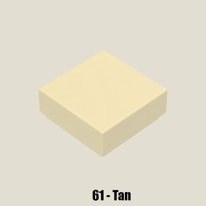 Tile 1 X 1 with groove - 50 Gram Pack #3070