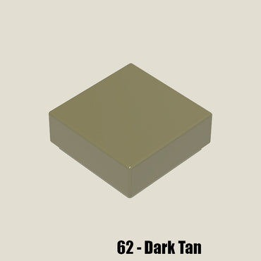 Tile 1 X 1 with groove - 50 Gram Pack #3070