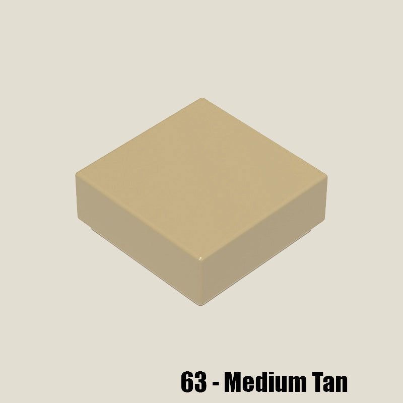 Tile 1 X 1 with groove - 50 Gram Pack #3070