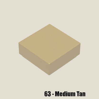 Tile 1 X 1 with groove - 50 Gram Pack #3070