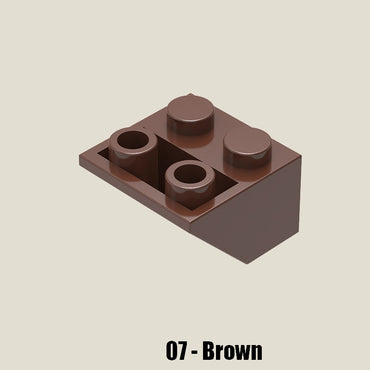 Slope Inverted 45 2 x 2 with Flat Bottom Pin - 100 Gram Pack #3660