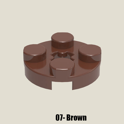 Plate Round 2 x 2 with Axle Hole - 50 Gram Pack #4032