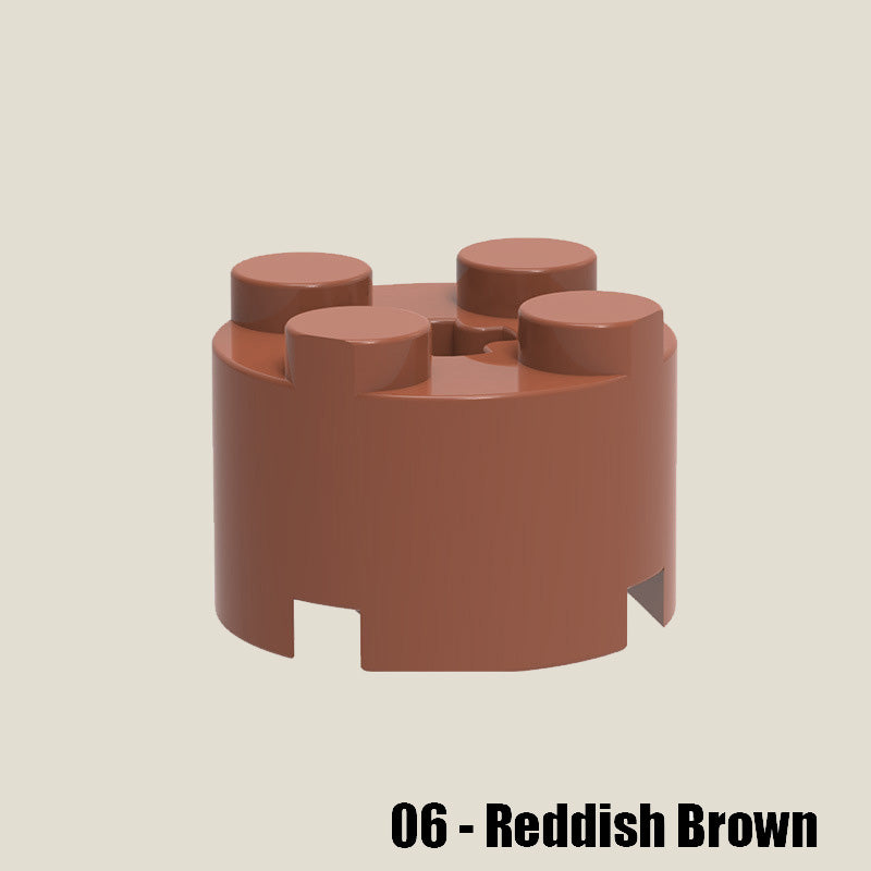 Brick Round 2 x 2 with Axle Hole - 100 Gram Pack #6143 #3941