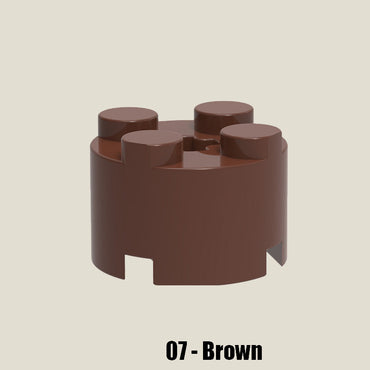 Brick Round 2 x 2 with Axle Hole - 100 Gram Pack #6143 #3941