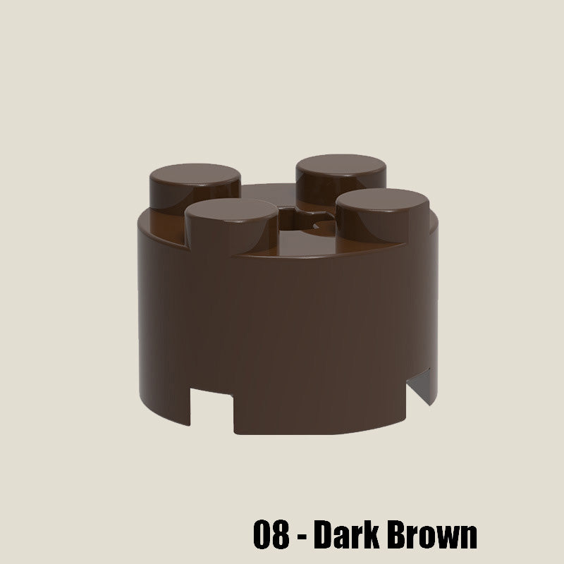 Brick Round 2 x 2 with Axle Hole - 100 Gram Pack #6143 #3941