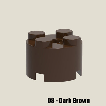 Brick Round 2 x 2 with Axle Hole - 100 Gram Pack #6143 #3941