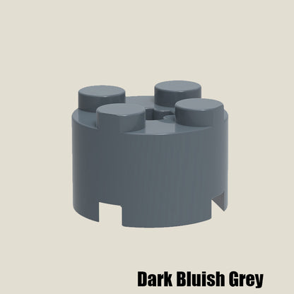 Brick Round 2 x 2 with Axle Hole - 100 Gram Pack #6143 #3941