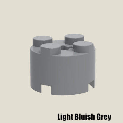 Brick Round 2 x 2 with Axle Hole - 100 Gram Pack #6143 #3941