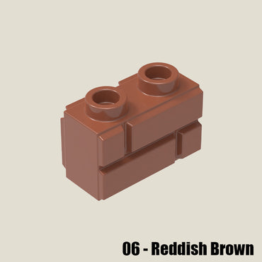 Brick Modified 1 x 2 with Masonry Profile 100 Gram Pack #98283