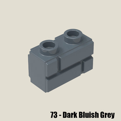 Brick Modified 1 x 2 with Masonry Profile 100 Gram Pack #98283